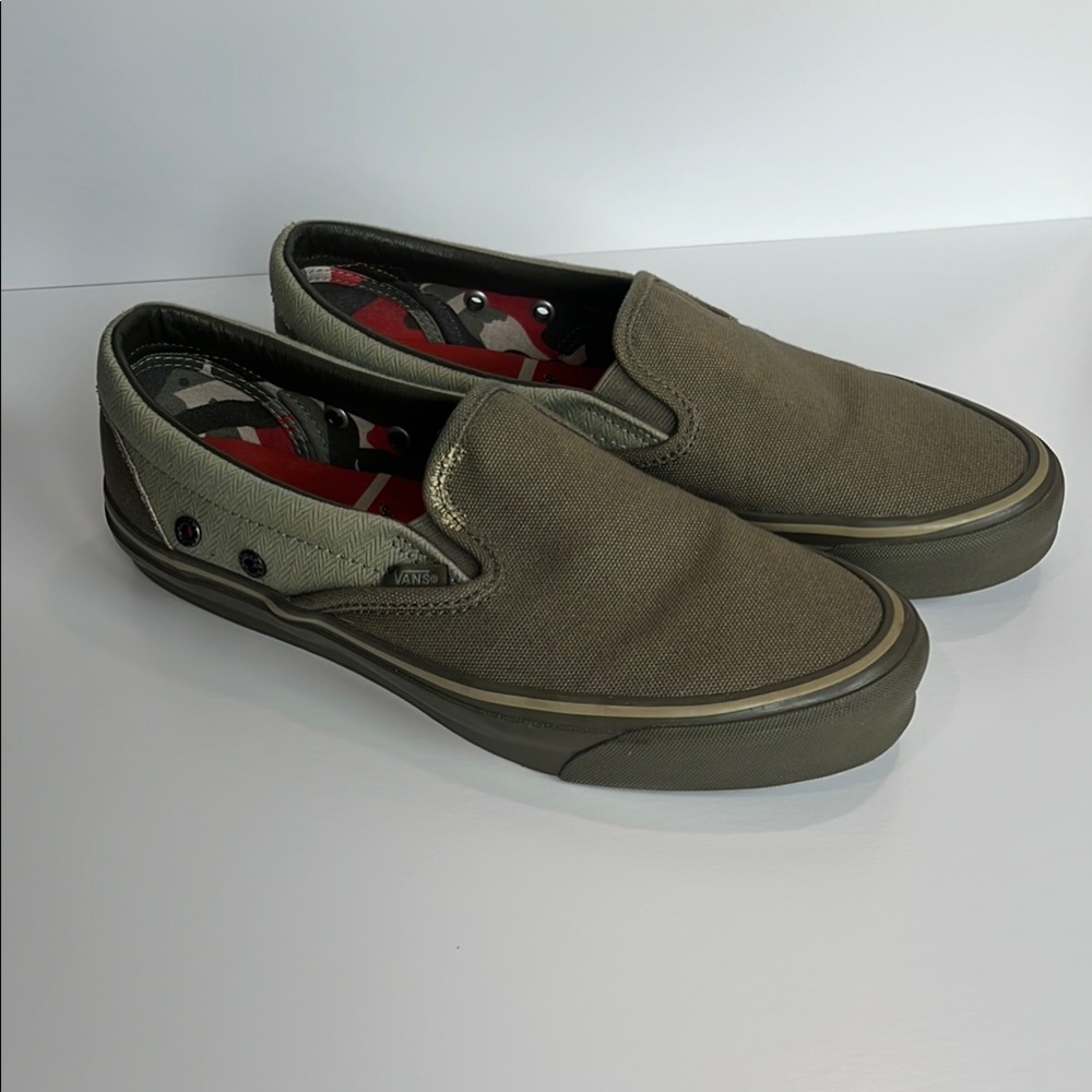 Vans Slip On Nigel Cabourn Army slip on’s